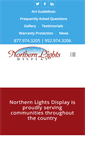 Mobile Screenshot of northernlightsdisplay.com